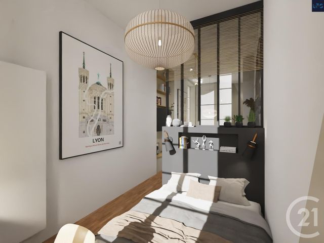 Appartement T2 à vendre - 2 pièces - 27.24 m2 - LYON - 69004 - RHONE-ALPES - Century 21 Perspective Immobilier