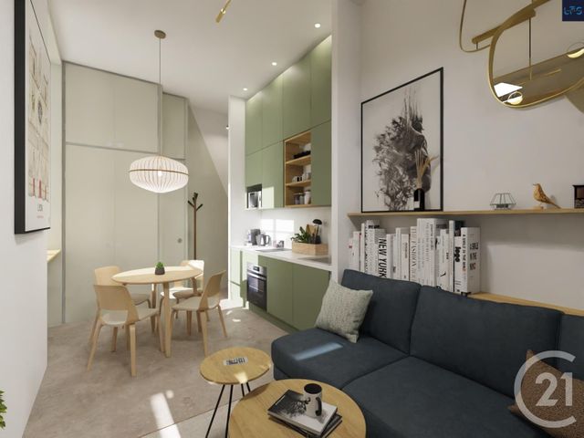 Appartement T2 à vendre - 2 pièces - 27.24 m2 - LYON - 69004 - RHONE-ALPES - Century 21 Perspective Immobilier