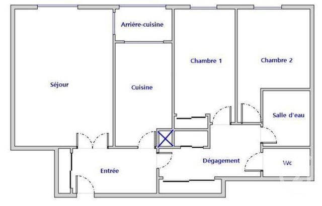 Appartement T3 à vendre - 3 pièces - 82.66 m2 - LYON - 69004 - RHONE-ALPES - Century 21 Perspective Immobilier